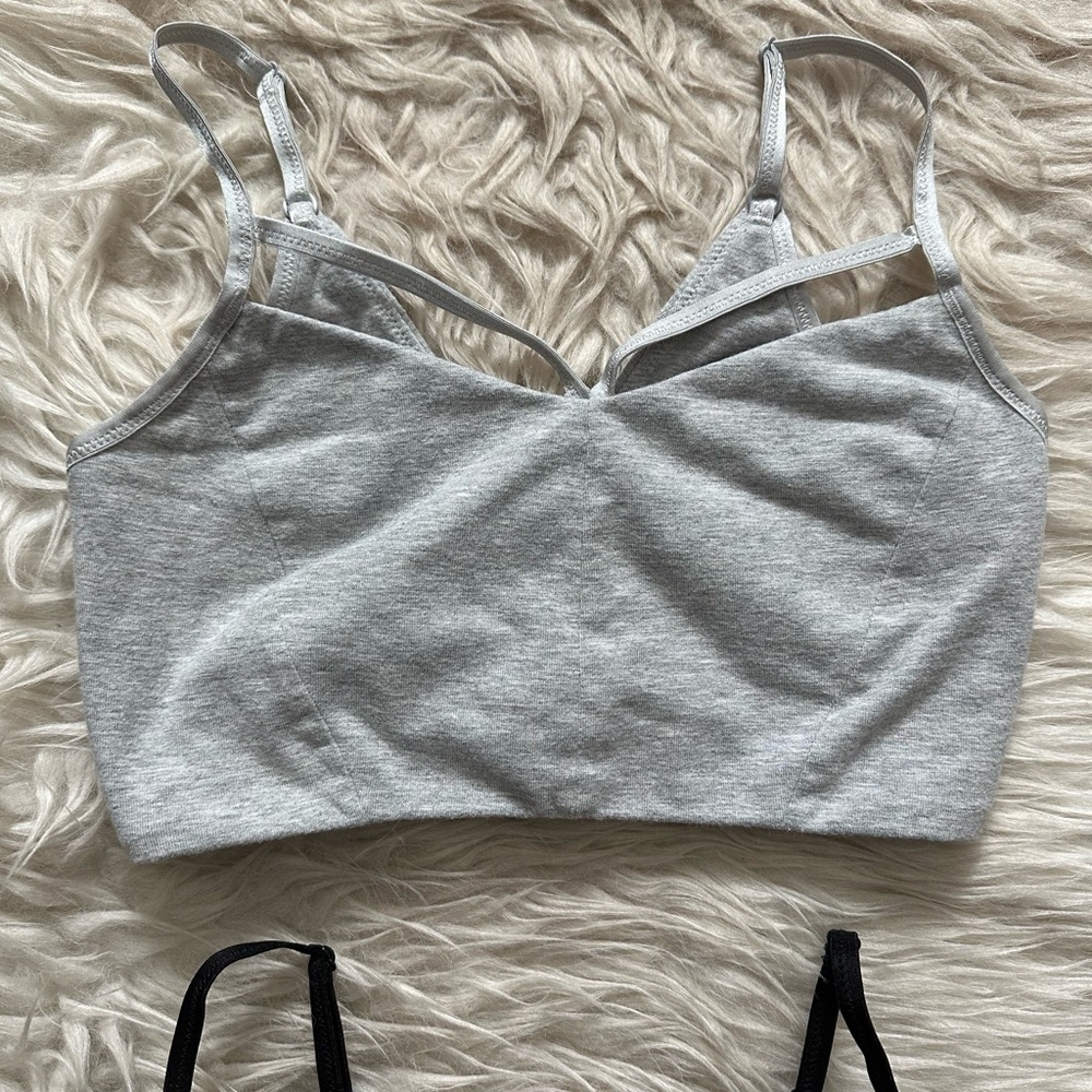 Victoria’s Secret Lounge/ Bralette Bundle in Gray and Black - Picture 2 of 16